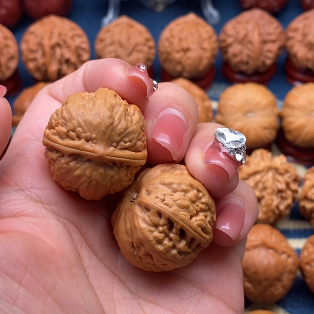 文玩核桃把件宝*精品小手捻