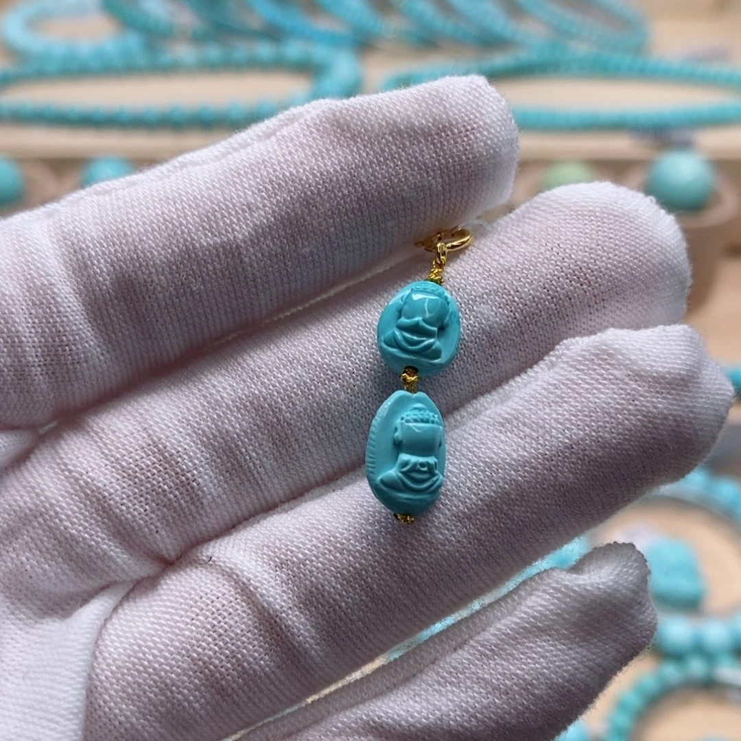 未镶嵌绿松石珠宝奇石