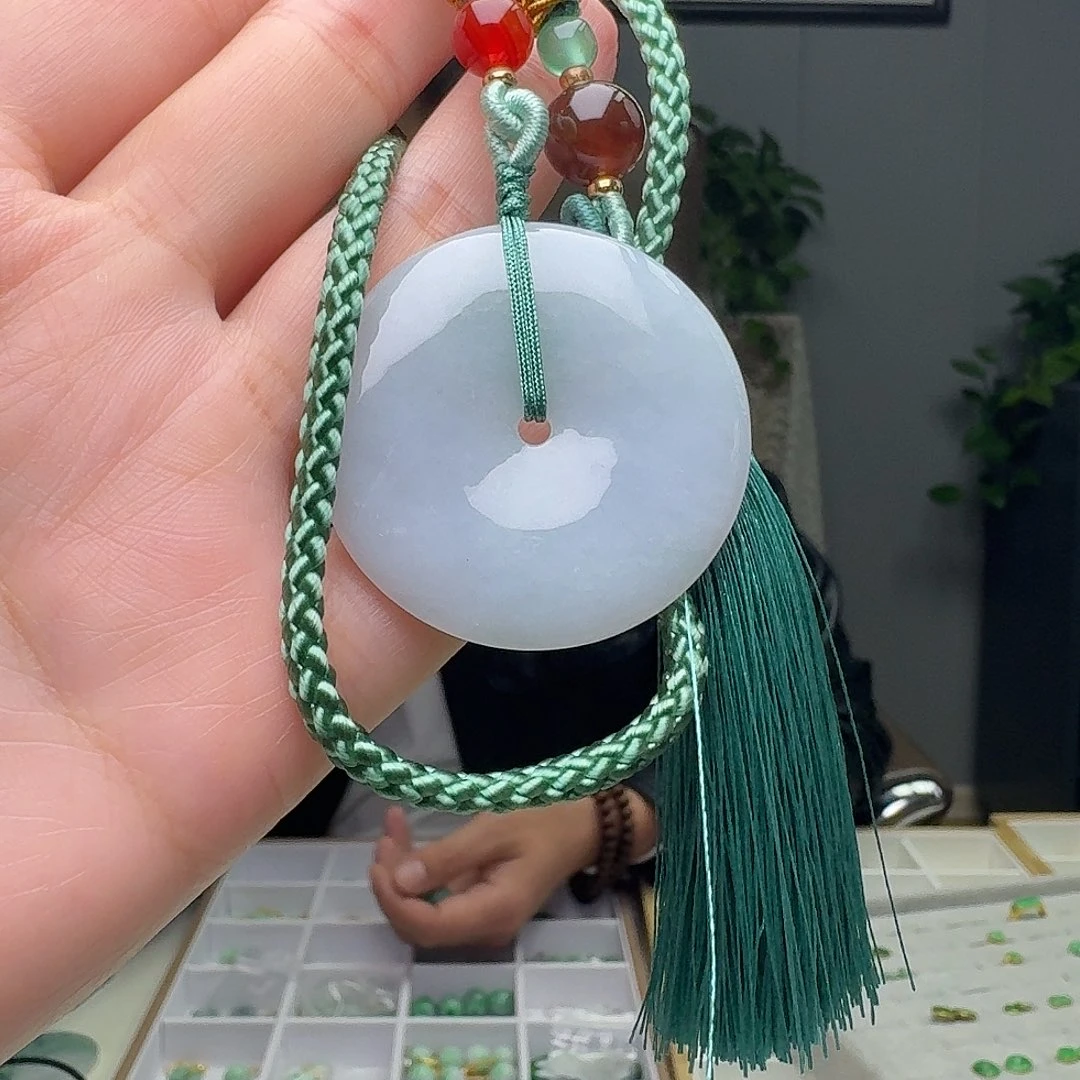 翡翠未镶嵌挂件天然