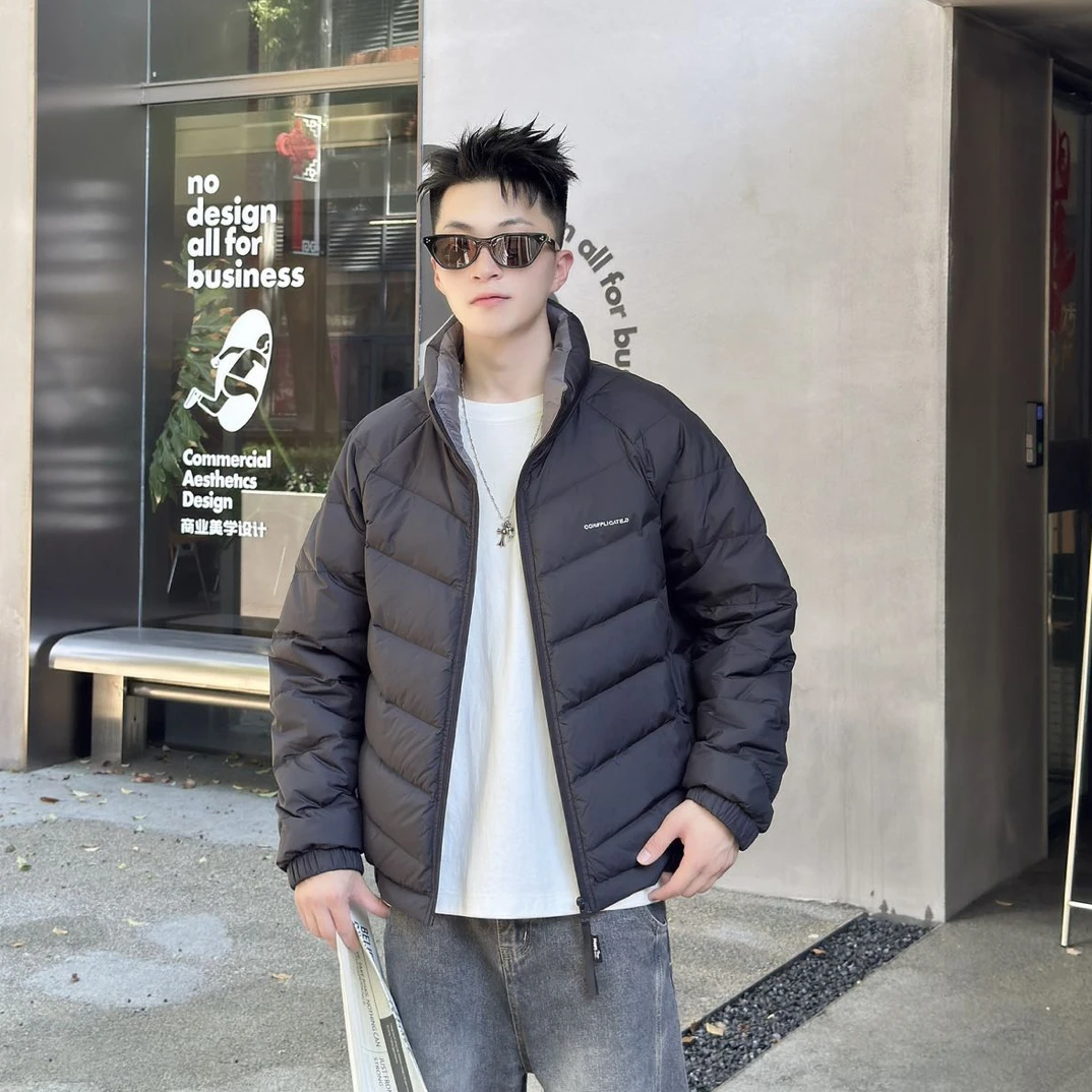 6205 冬季新款羽绒服排骨轻便保暖休闲运动短款外套百搭