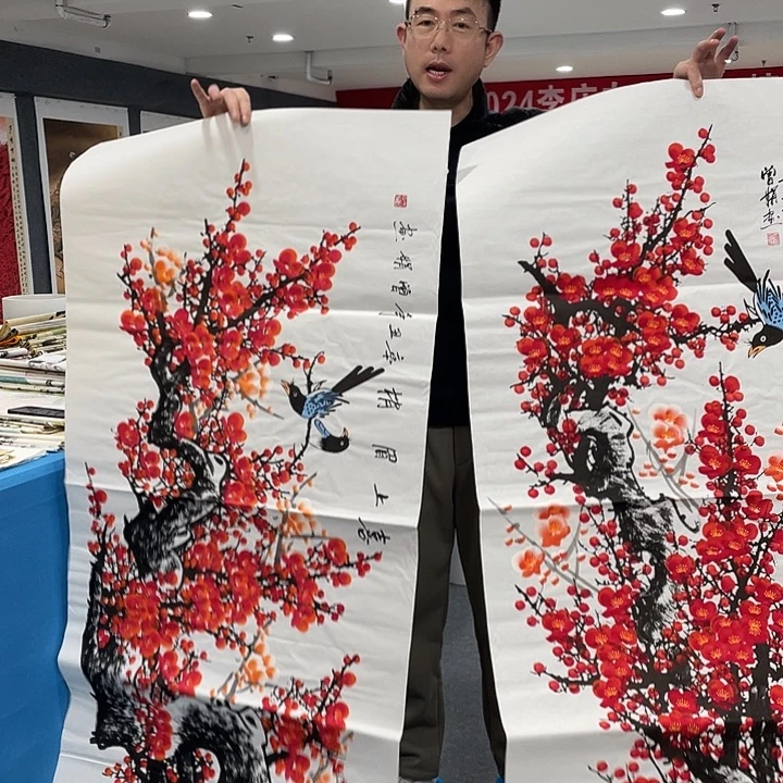 国画今天上午作品展示