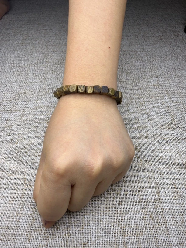 非金属木质手链 卡0.6mm四方来财方糖珠多样性发一