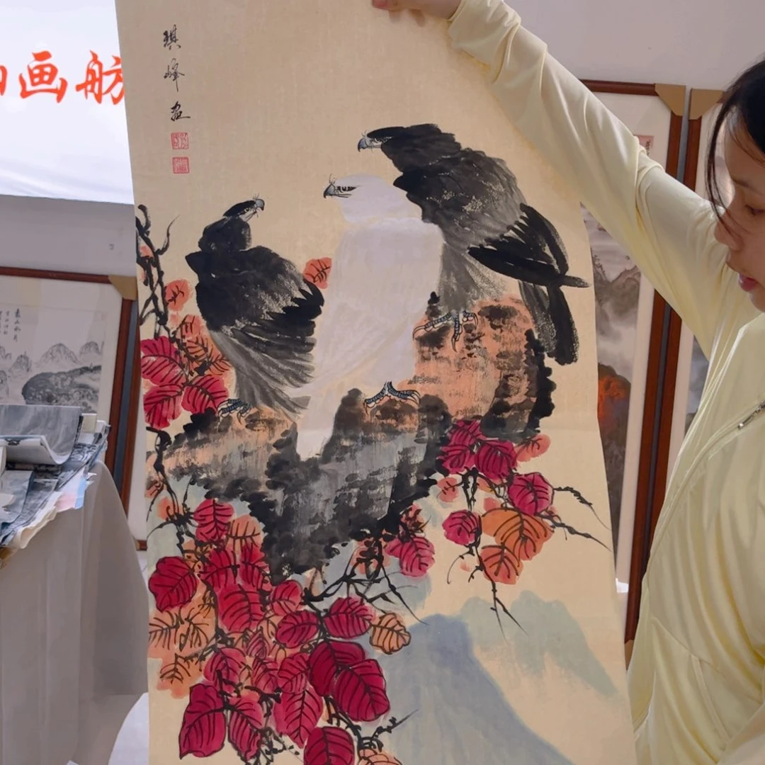 国画LH精品手绘单幅任发
