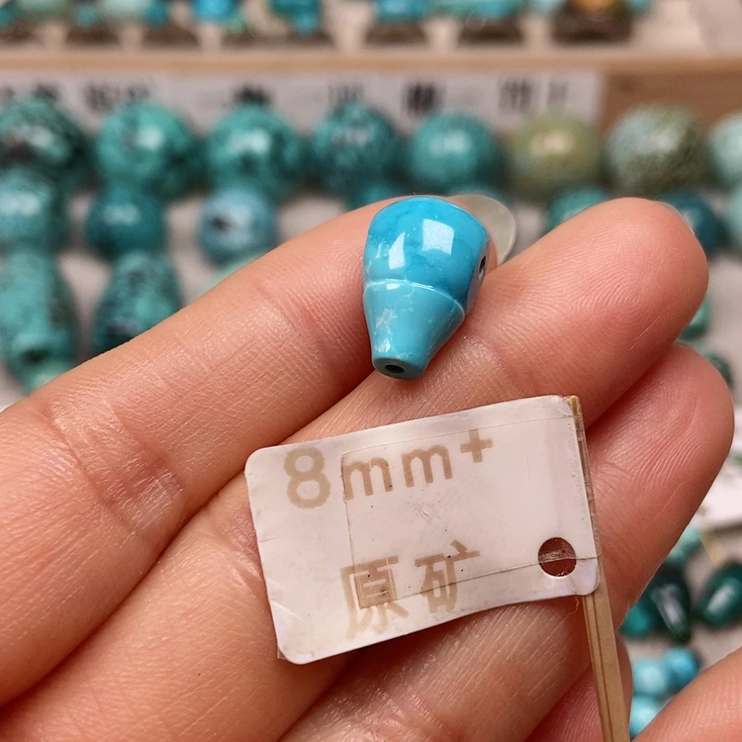 未镶嵌绿松石珠宝半成品