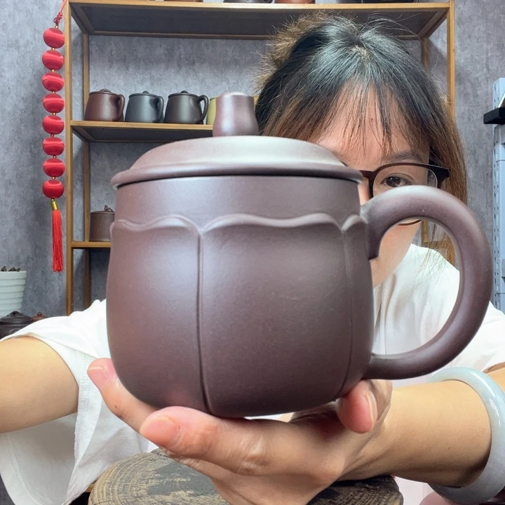 茶杯紫砂原矿紫砂杯