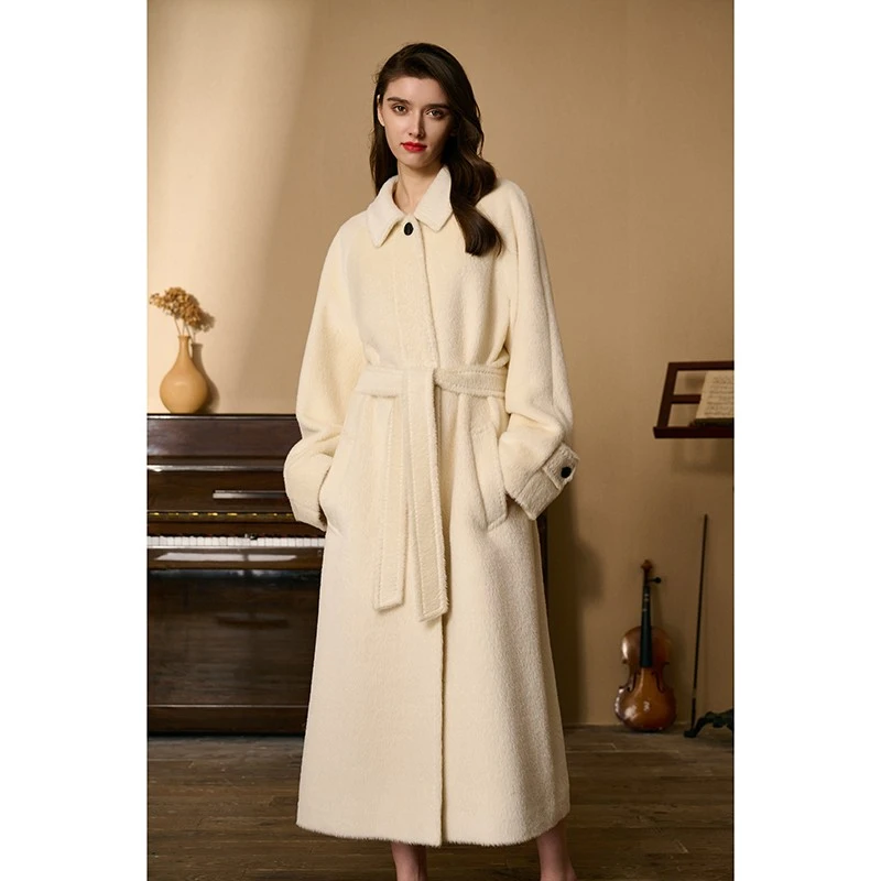 活动款-【RIZ】羊驼毛-2169苏力-秋冬毛呢苏力外套时尚女士宽松大衣
