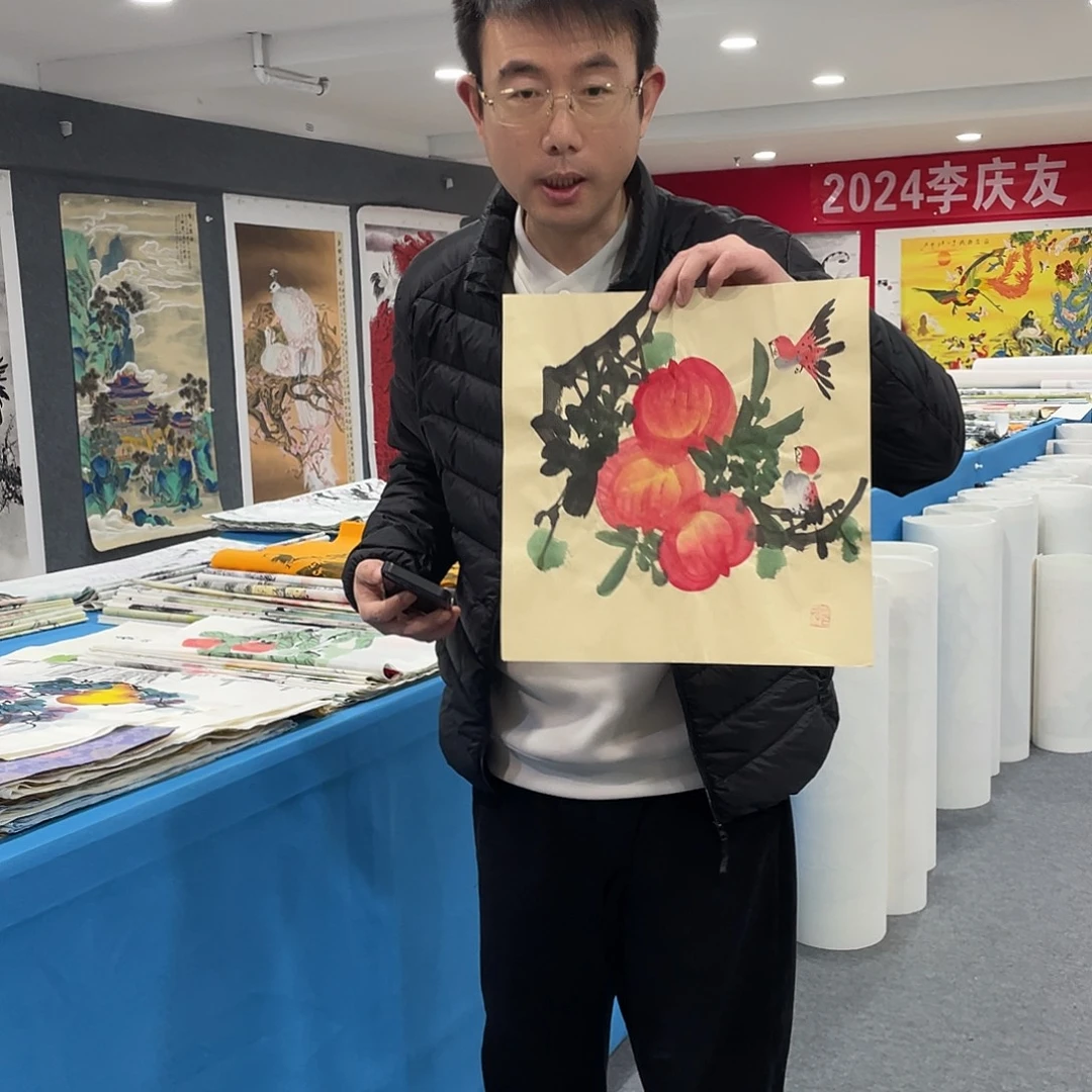 国画今天上午国画作品展示