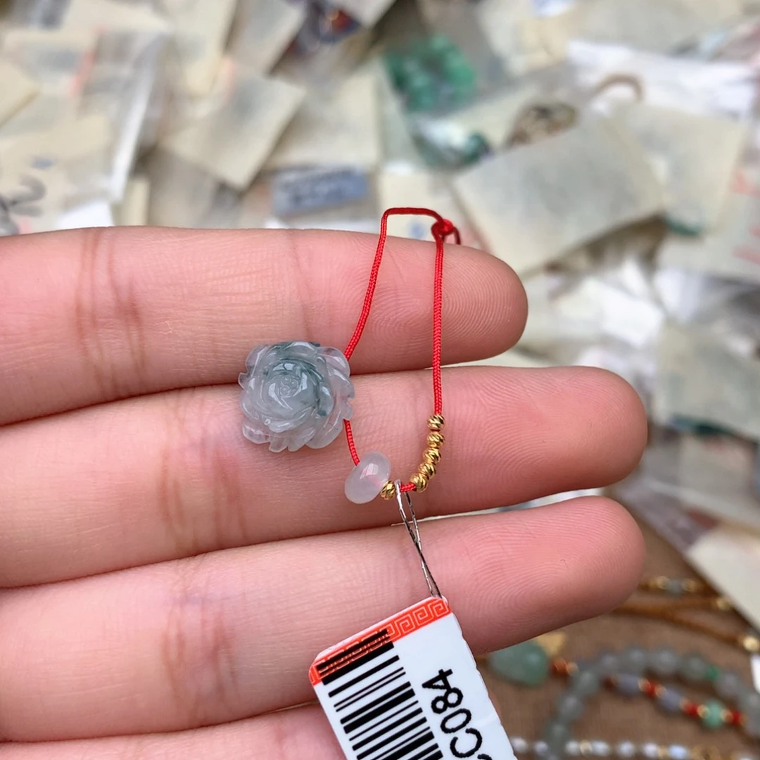 【闪购商品】18K金镶嵌挂件翡翠一