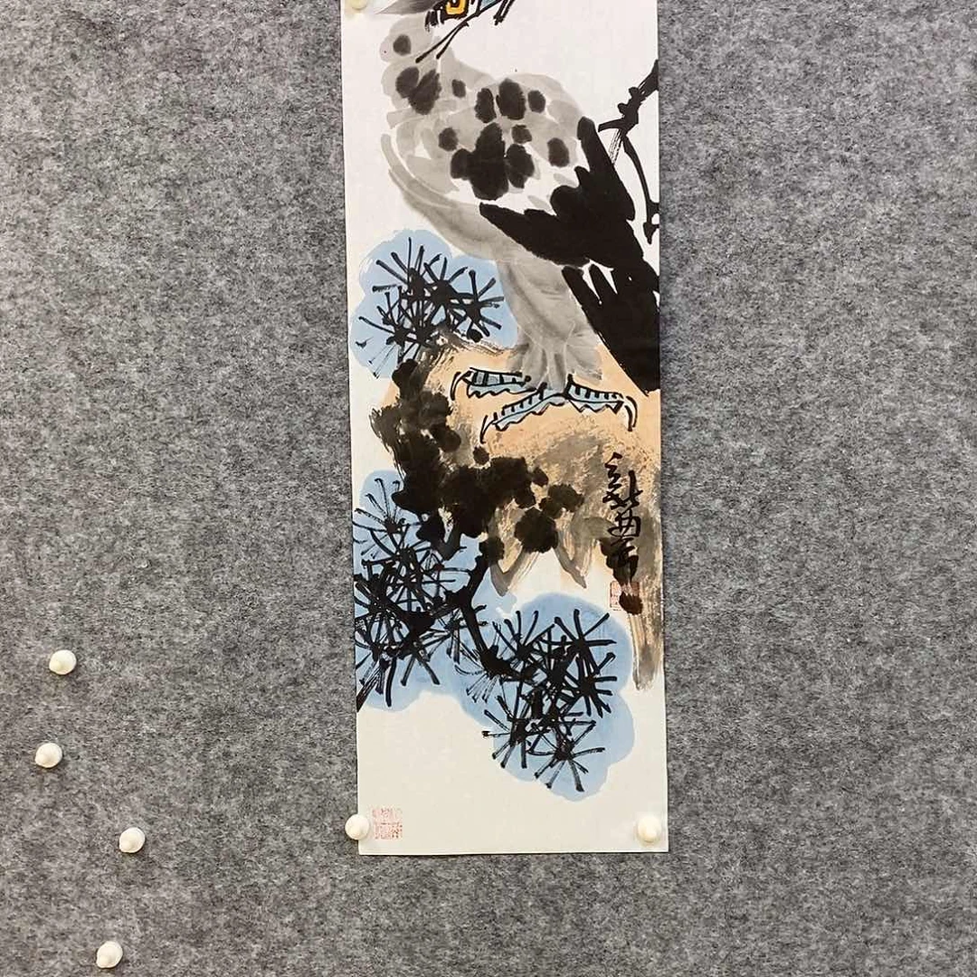 国画缪新农国画作品