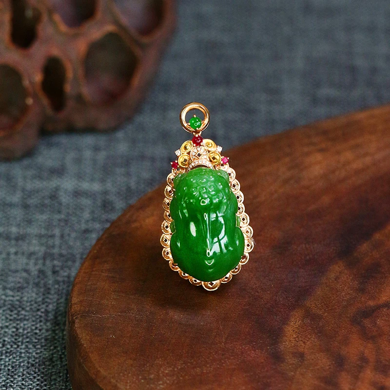 【米满贯】和田玉吊坠【8203AM】新