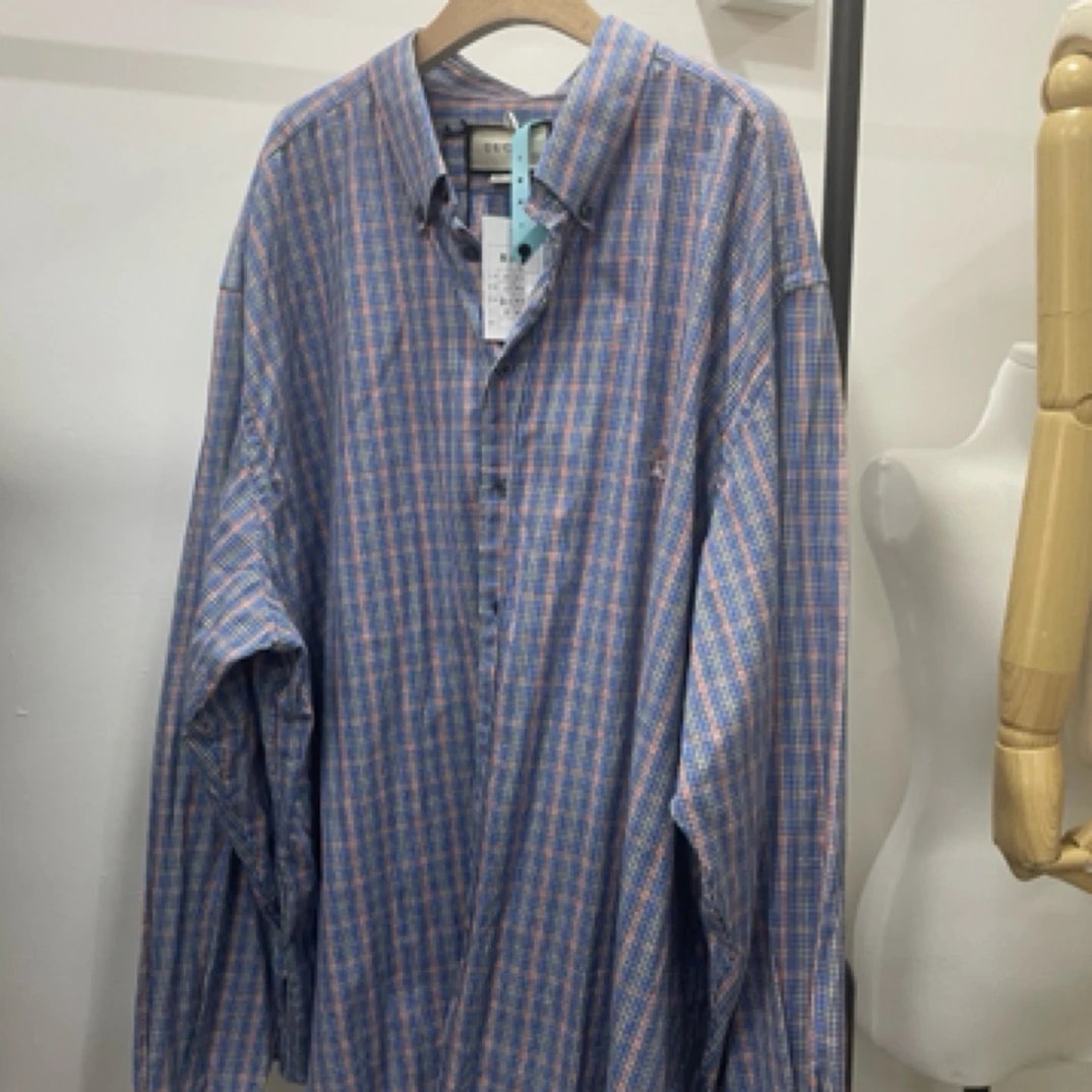 99新 GUCCI/古驰 格纹衬衫裙/50码/A02993