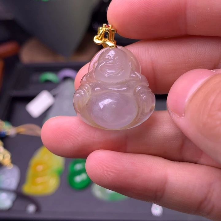 翡翠未镶嵌颈饰吊坠