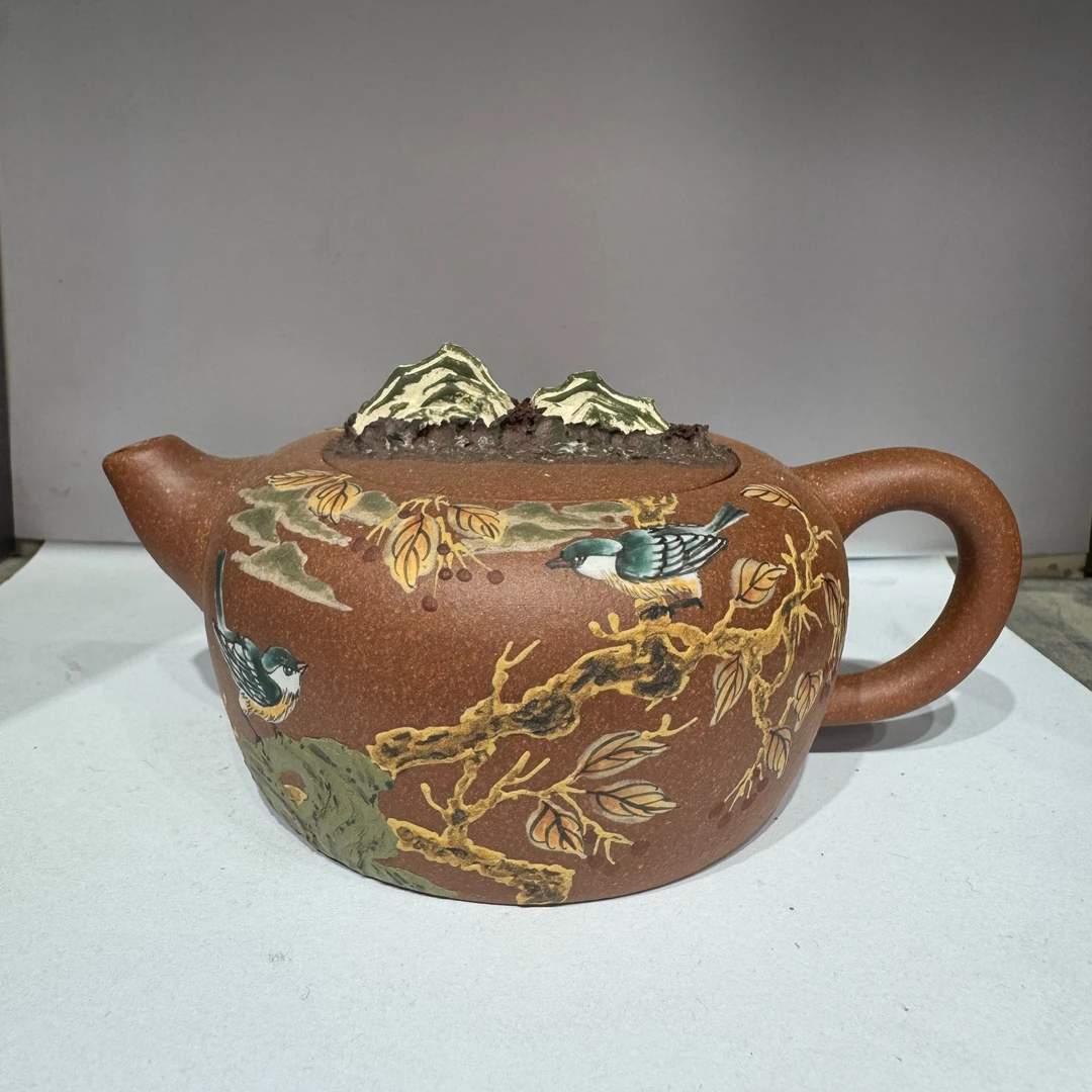 宜兴 原矿紫砂壶 天际 降坡泥 200cc