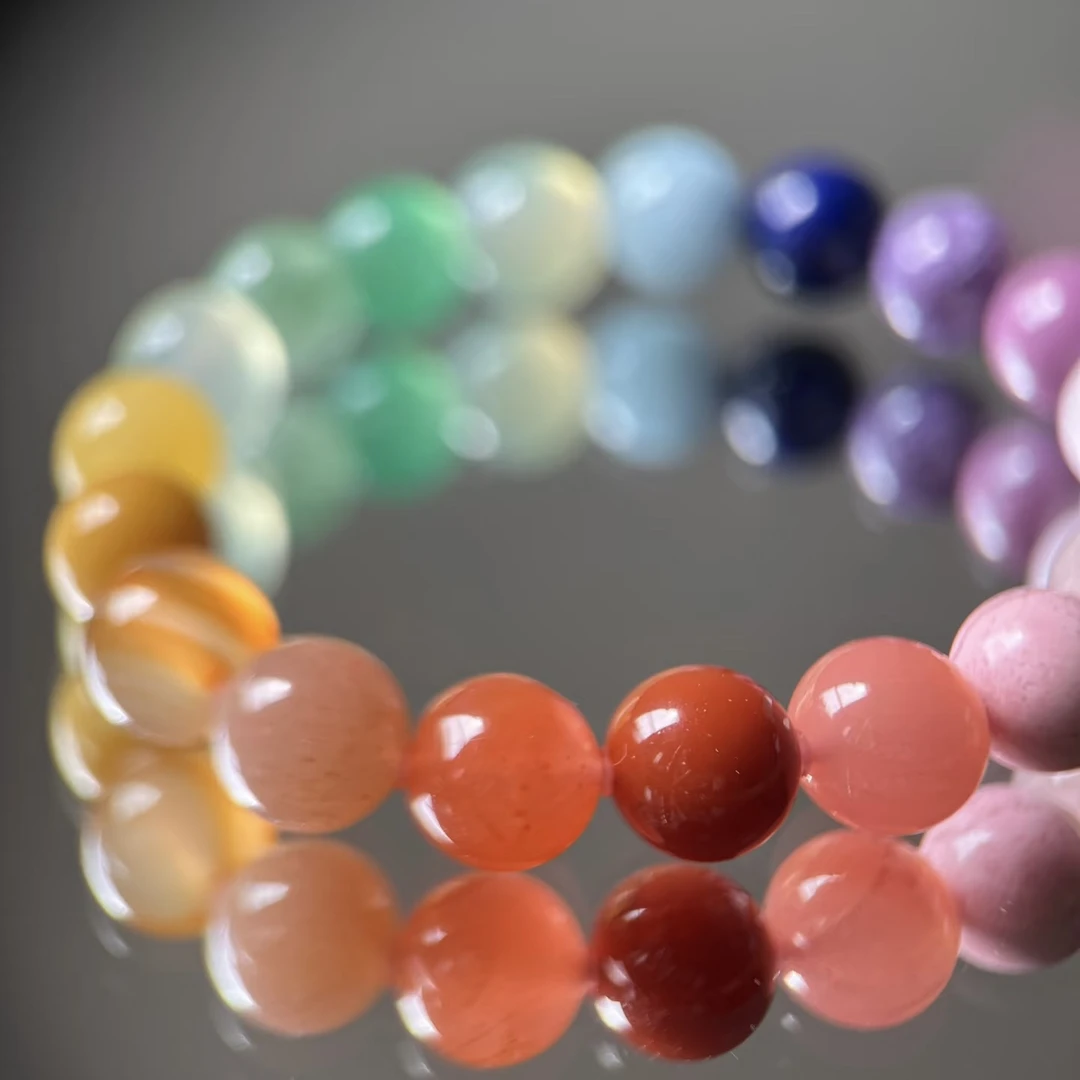 【6-9mm水晶对对碰】拍1拆15包（卡灯牌拆20包）天然水晶 单珠对对碰