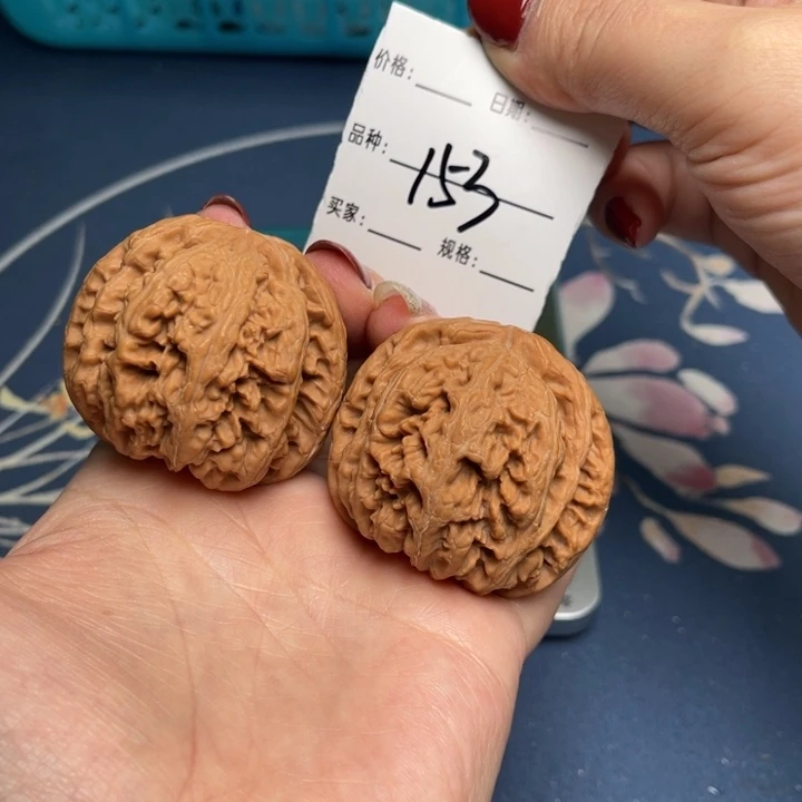 文玩核桃把件粗筋45