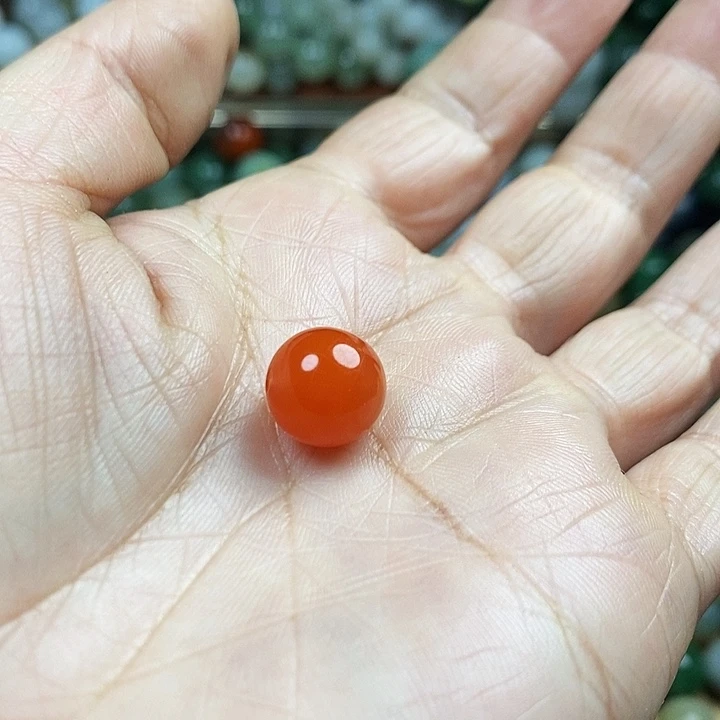 和田玉手串未镶嵌有*花