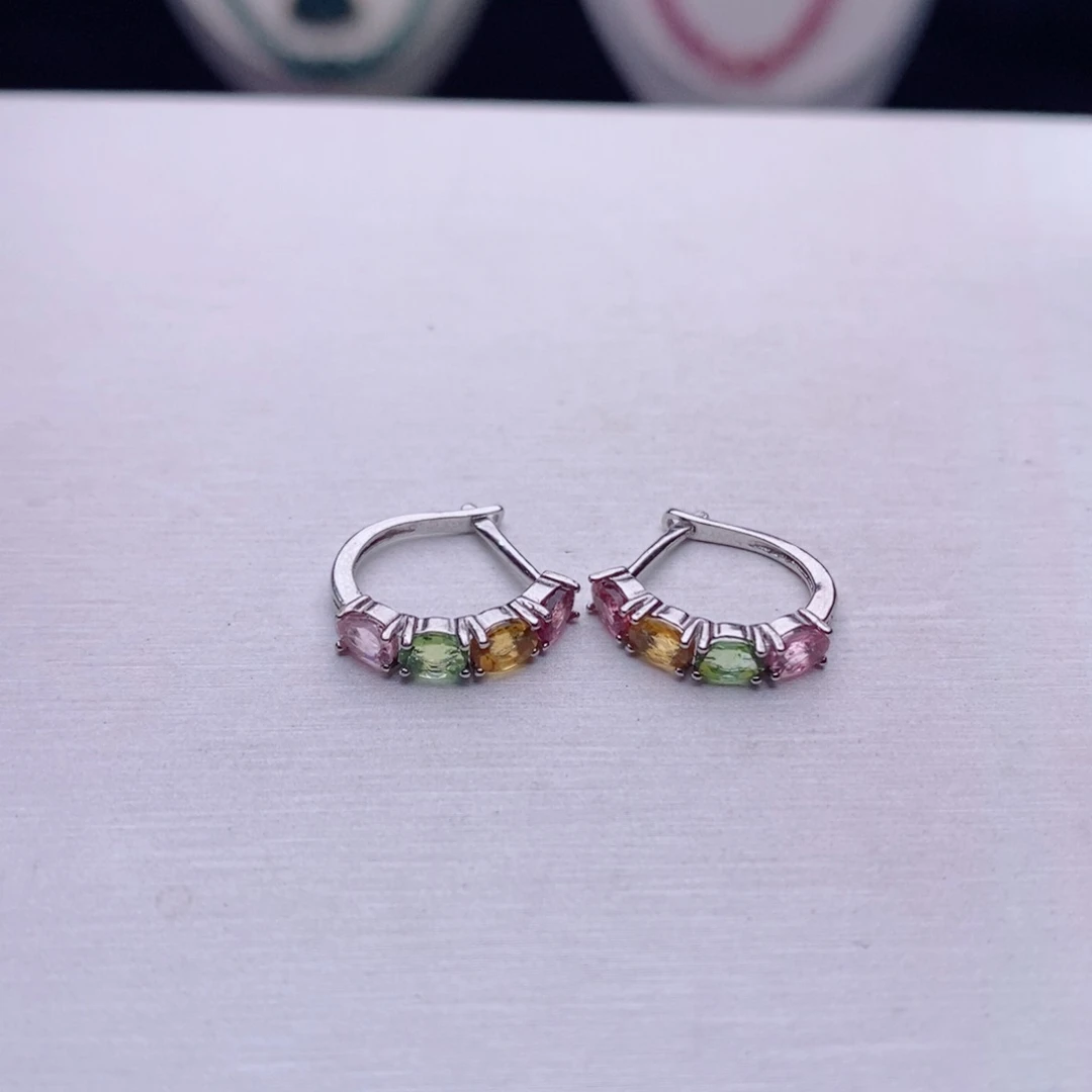 未镶嵌耳饰碧玺碧玺A耳饰