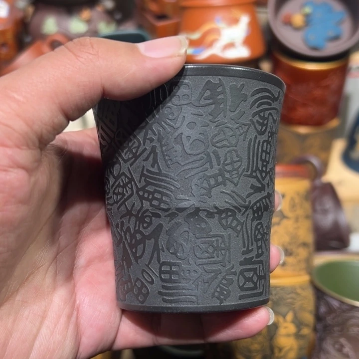 紫砂茶杯宜兴紫砂主人杯