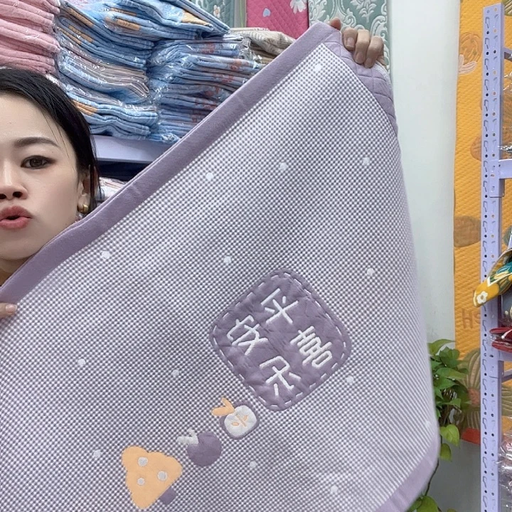 棉紫色平安喜乐棉