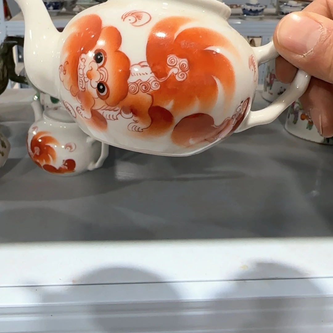 瓷片摆件手绘瓷器全部处理