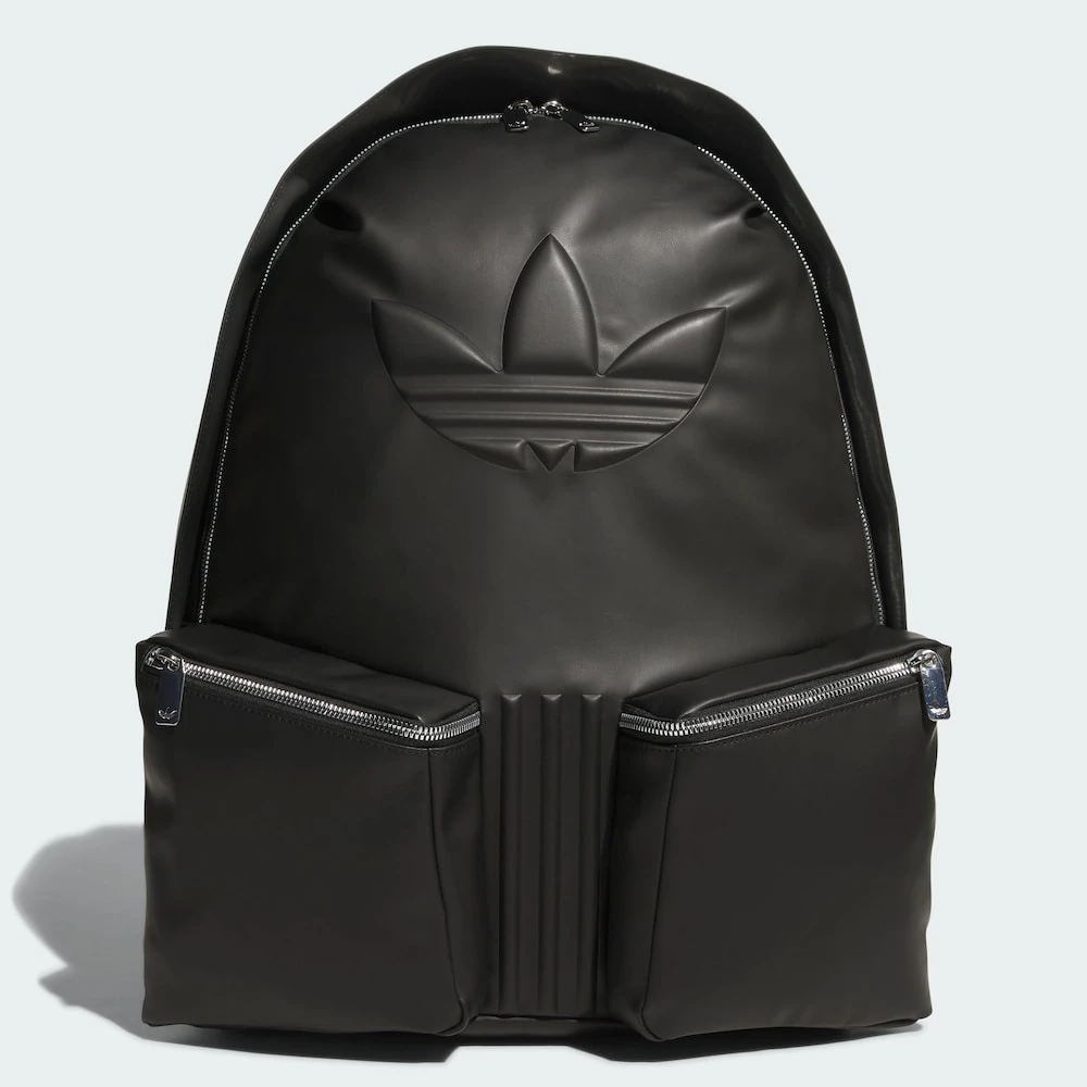 Adidas三叶草大容量多口袋运动双肩背包KC1417