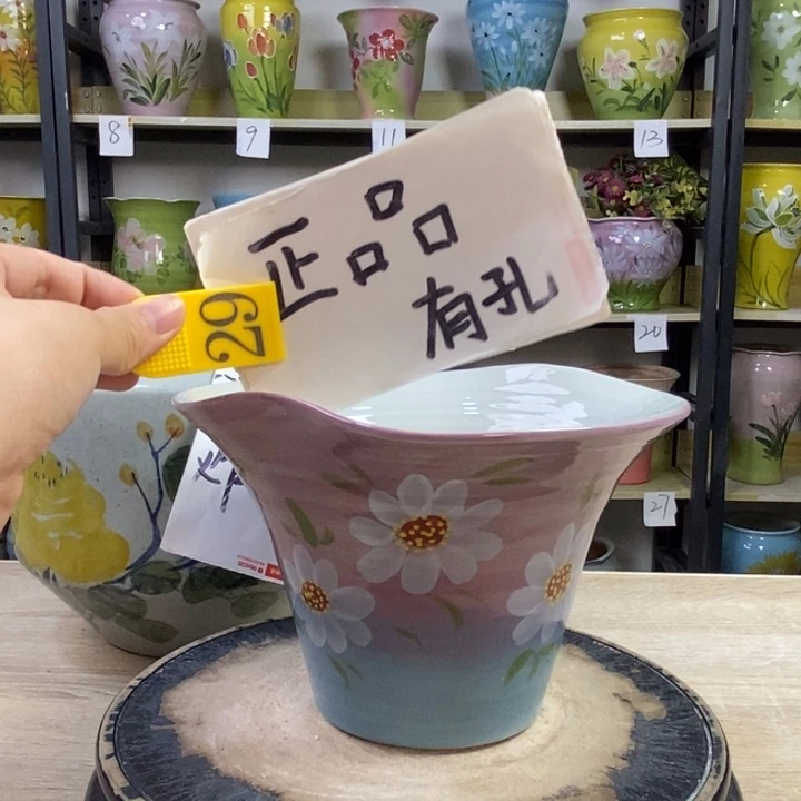 景德镇高温陶瓷花盆