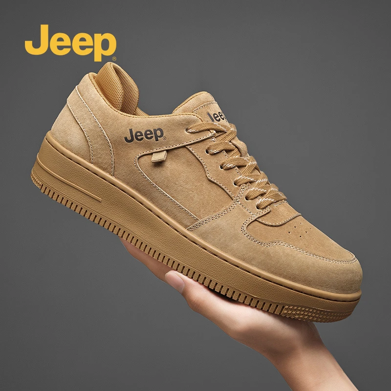 Jeep吉普官方正品男鞋夏季新款高级感百搭男时尚潮流男士休闲板鞋