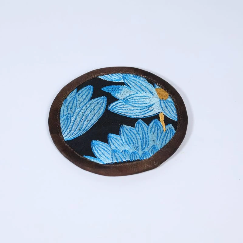 【细物慢造】蓝莲花杯垫（WGAH110）