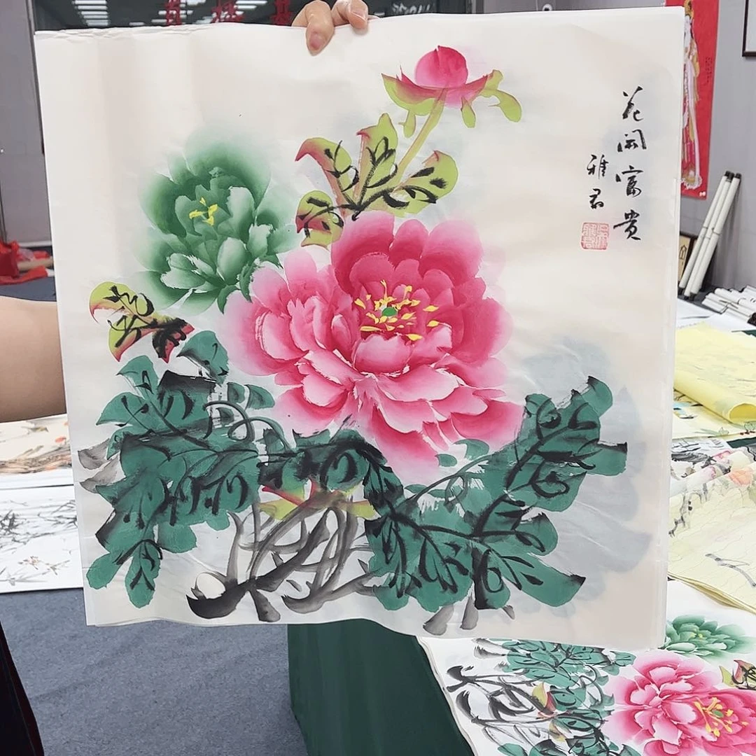 国画宣纸国画纯手绘作品