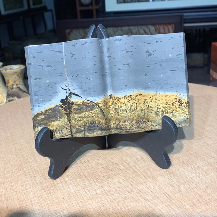 广西国画石摆件，观赏收藏