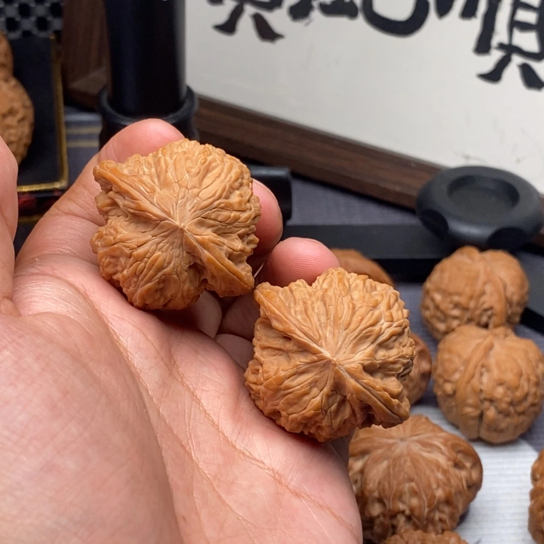 文玩核桃把件全品房山磨盘39