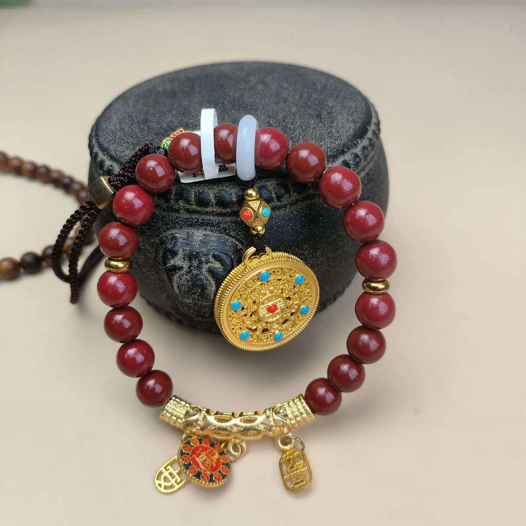 含辰砂工艺品【柒韵文玩】zs车载挂件