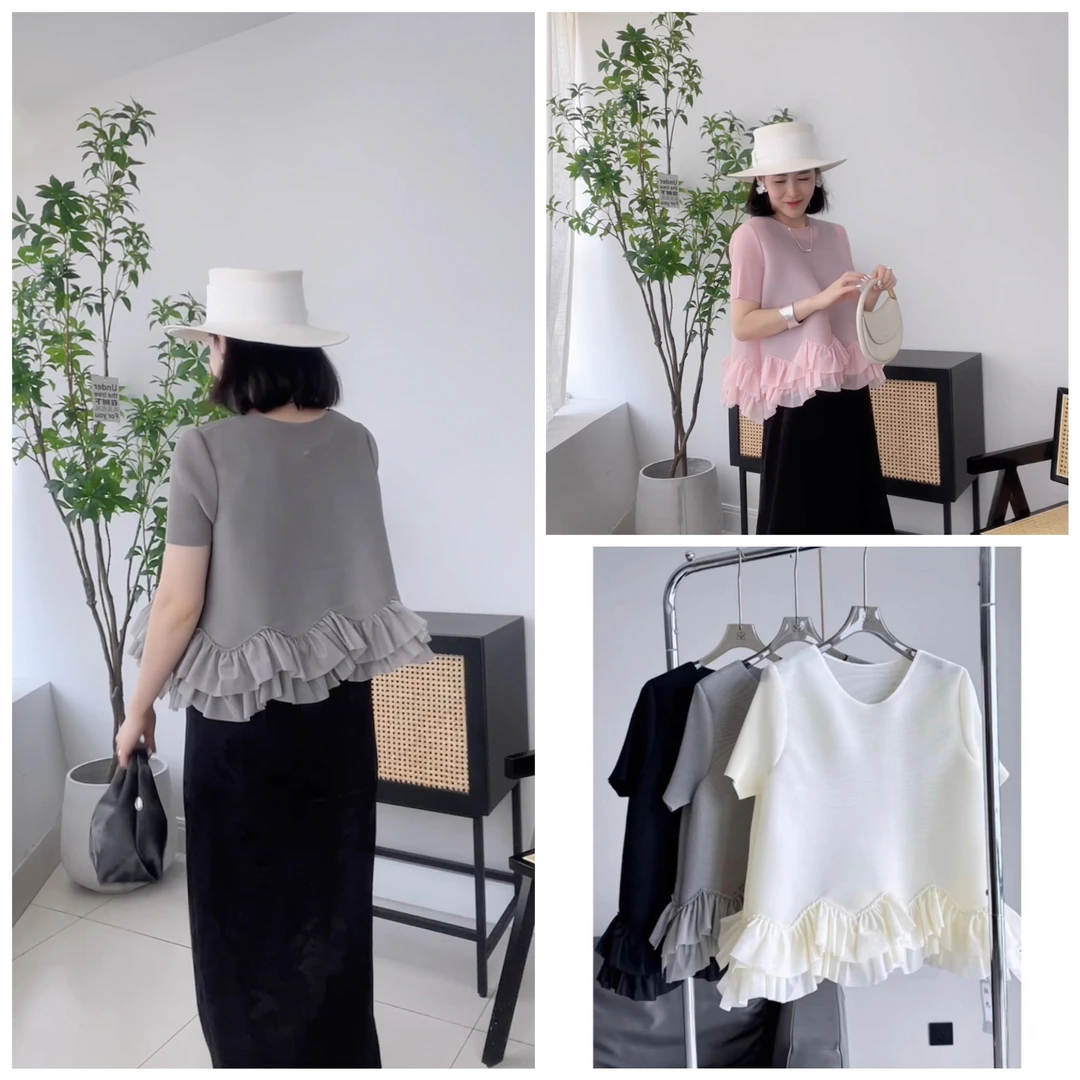 MEIPEI夏天就要穿气质花瓣抖抖衣24060675