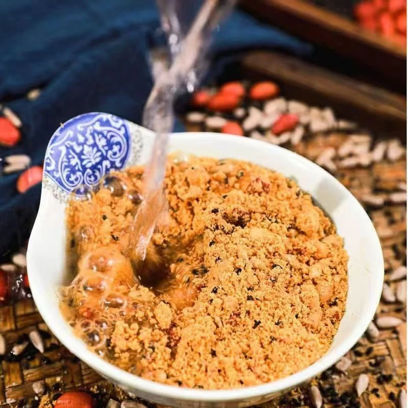 【油茶面】小麦粉炒制 9种配料 代餐早餐 0添加 醇香老味 手工炒制