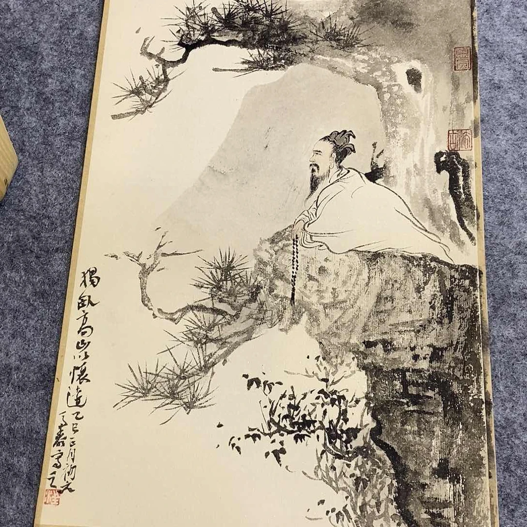国画手绘国画，精品山水，汪天泰