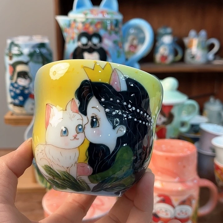 陶景德镇釉下手绘陶瓷