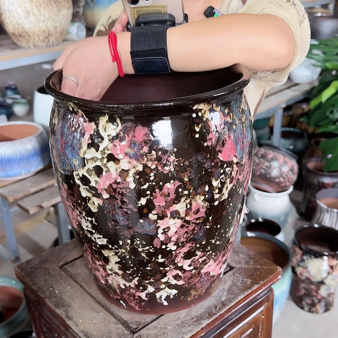 紫砂花盆王嫂花盆0924-140高30口25
