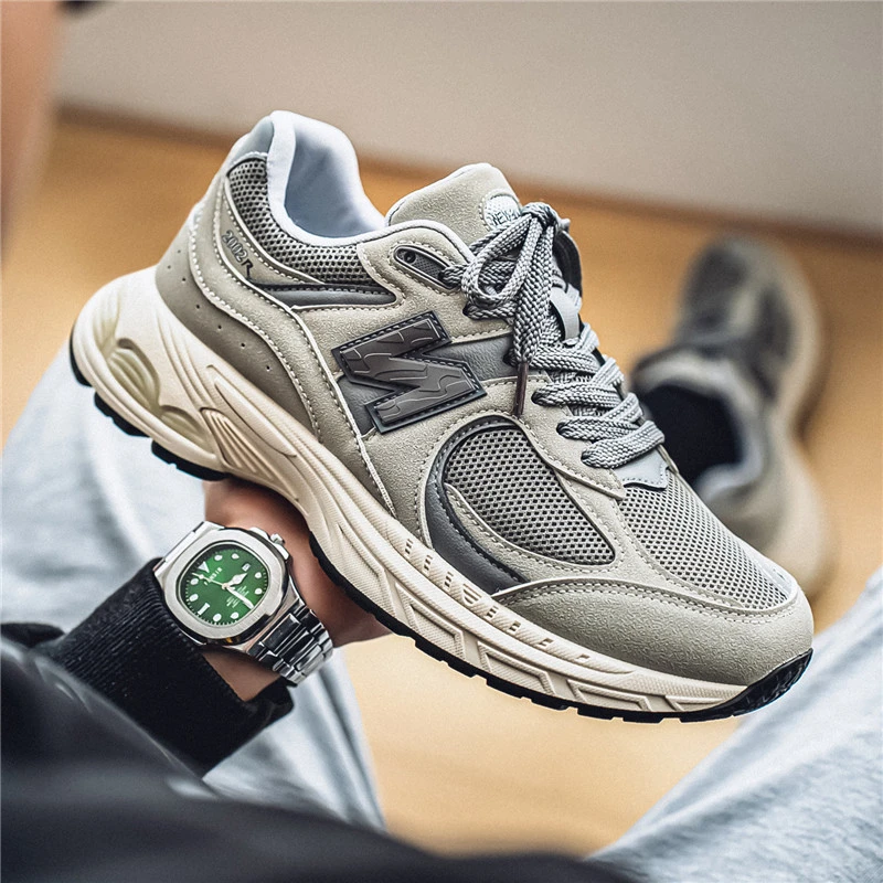 新百伦新百伦元祖灰男鞋春季休闲加厚时尚百搭情侣款N字运动鞋