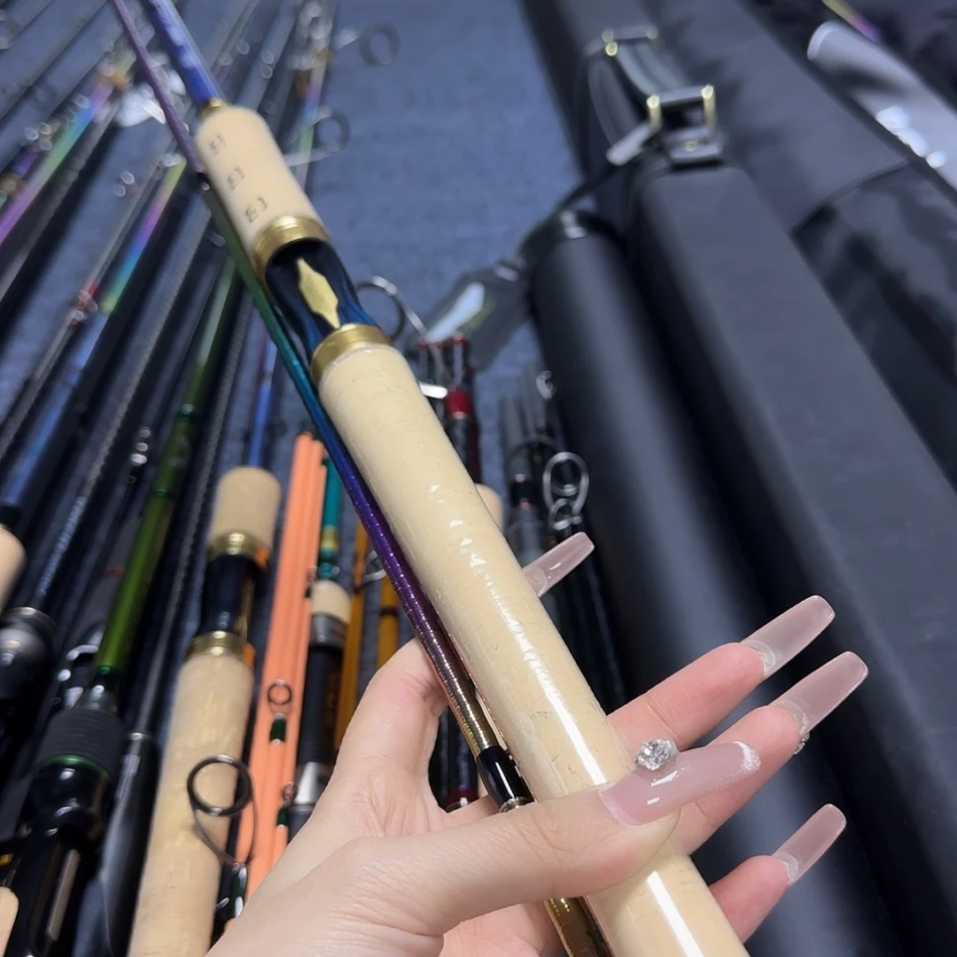 喜***水碳素3.8m2.1m直柄多节