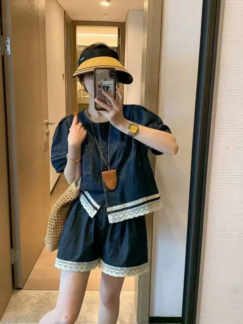 新款牛仔套装(蒲萄家)