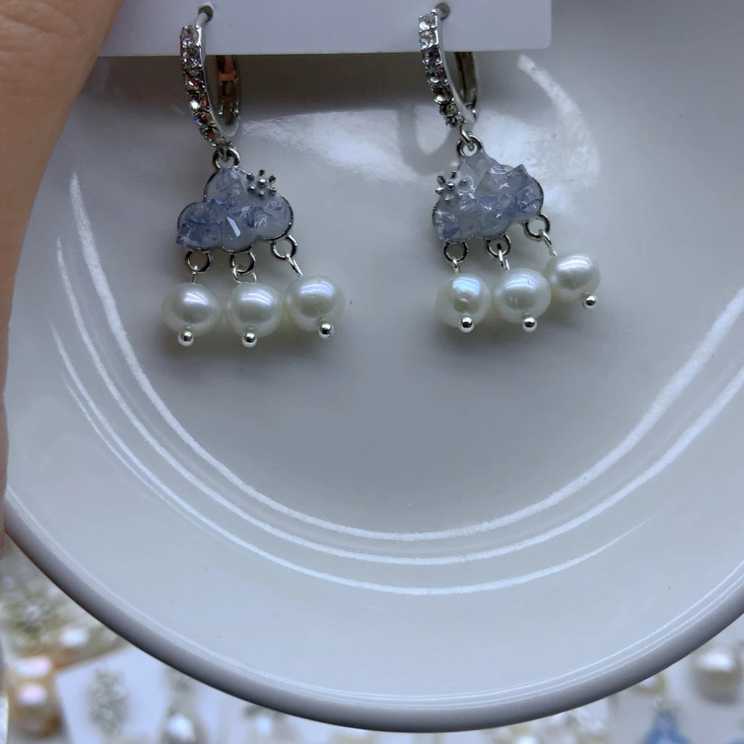 淡水珍珠未镶嵌耳饰