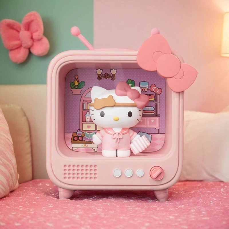 库洛米夜灯暖柔光玉桂狗电视机氛围感灯凯蒂猫桌面摆件创意礼物JY