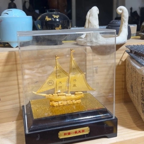 蜜安罐瓷香炉锡茶则