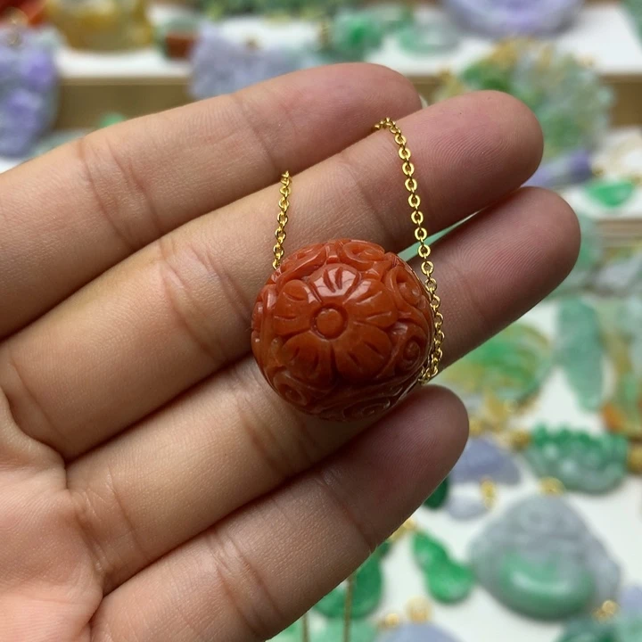 颈饰未镶嵌翡翠翡翠