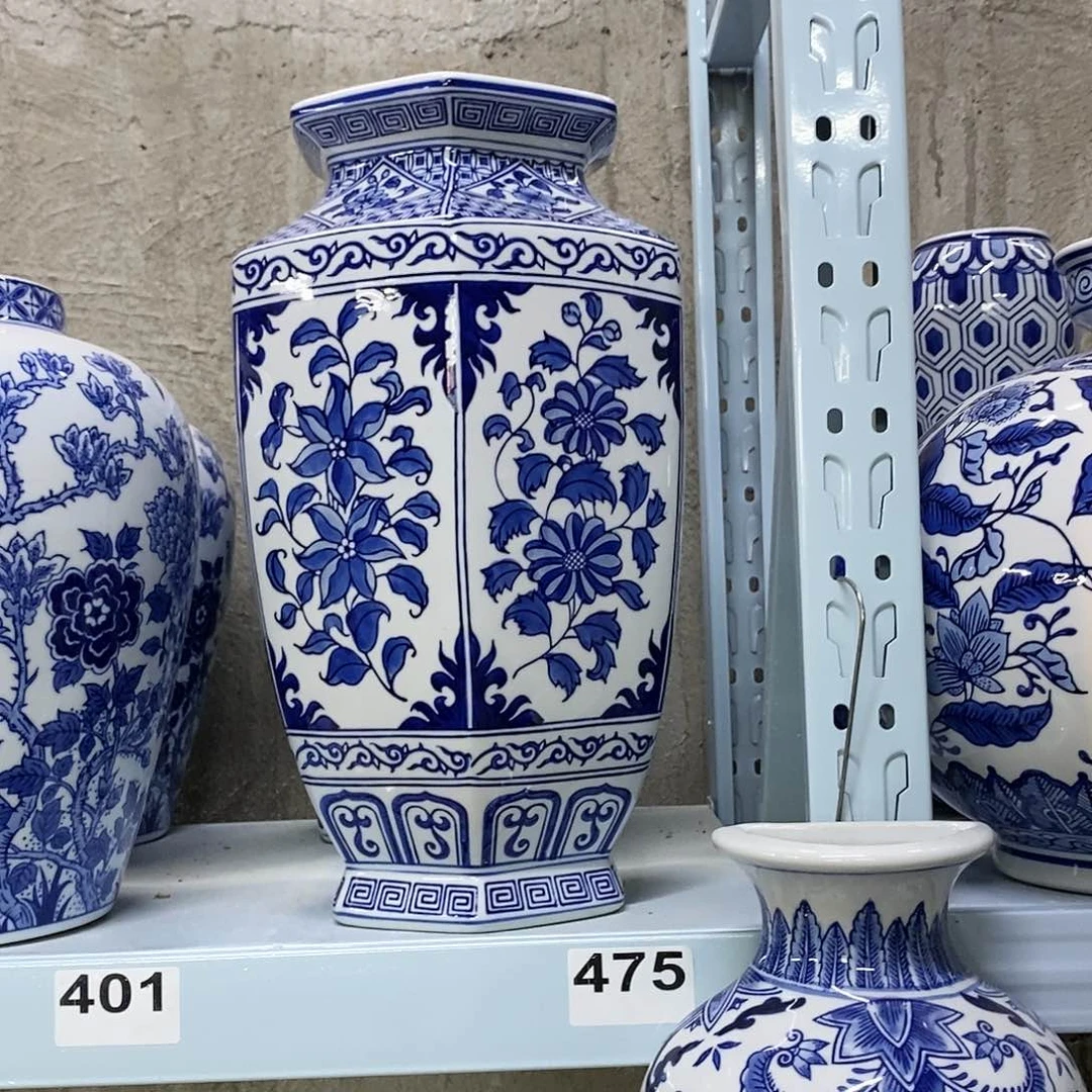 瓶宽****7两个花瓶摆件后