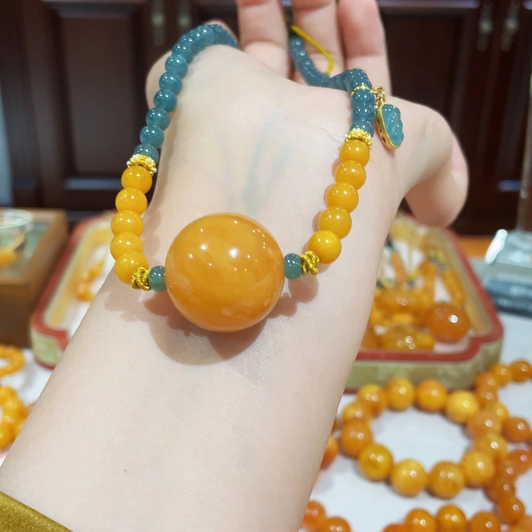 蜜蜡手链未镶嵌手串