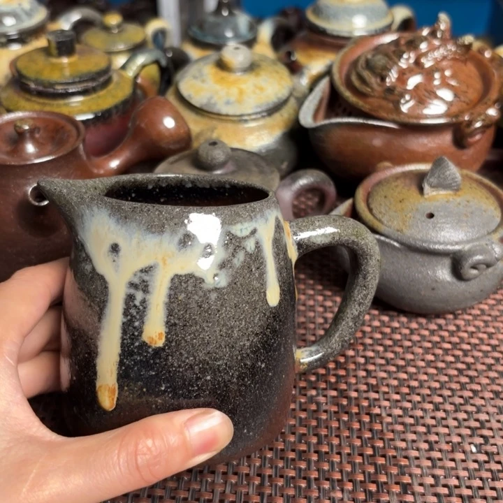 茶杯紫砂起砂瑕杯260