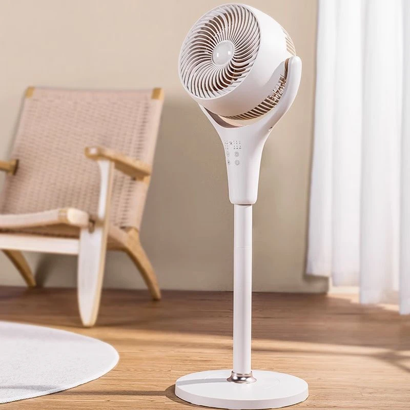 西点语音空气循环扇风扇扇家用台立式静音遥控摇头升降电风扇落地
