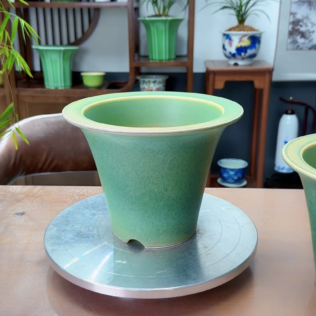 ****云窑变斗笠盆微瑕88888