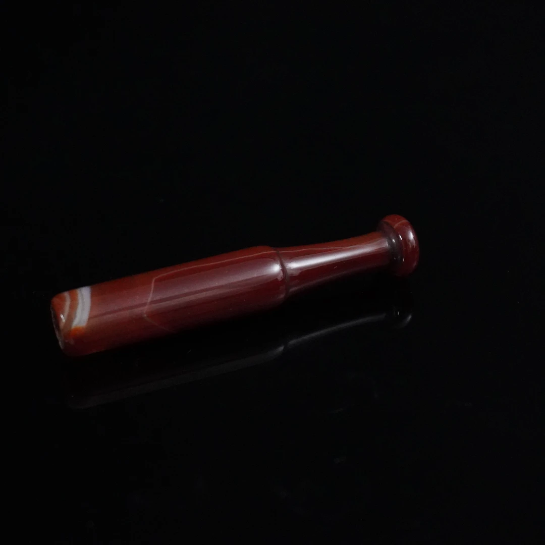 近现代玛瑙烟嘴212121*古玉*传承